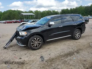 2018 Dodge Durango Citadel with VIN 1C4RDJEG1JC242481, listed as a Copart auction lot 57208575 with 93,786 mi miles and Salvage title. Bid and sale history available at DreamBid. Image 1.