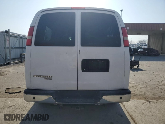 2013 Chevrolet Express Passenger LT with VIN 1GAZG1FG3D1134751, listed as a Copart auction lot 53728385 with 188,247 mi miles and Clean title. Bid and sale history available at DreamBid. Image 6.