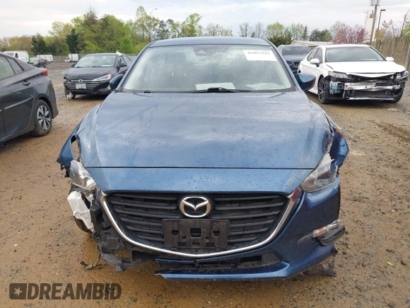 2018 Mazda 3 Touring with VIN 3MZBN1V39JM262260, listed as a IAAI auction lot 42022243 with 89,160 mi miles. Bid and sale history available at carsss.com. Image 12.