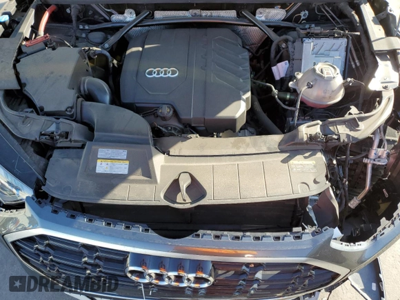 2023 Audi Q5 S line Premium Plus with VIN WA1EAAFY4P2152670, listed as a Copart auction lot 55598575 with 11,003 mi miles and Salvage title. Bid and sale history available at DreamBid. Image 12.