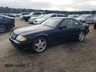 2002 Mercedes-Benz SL 500 with VIN WDBFA68F72F203503, listed as a Copart auction lot 49415215 with 107,210 mi miles and Salvage title. Bid and sale history available at DreamBid. Image 1.