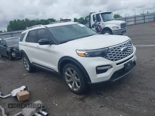 2020 Ford Explorer Platinum with VIN 1FM5K8HC6LGA43391, listed as a IAAI auction lot 39222695 with 23,221 mi miles and . Bid and sale history available at DreamBid. Image 1.