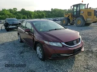 2015 Honda Civic LX with VIN 2HGFB2F50FH505934, listed as a Copart auction lot 56029315 with 66,355 mi miles and Salvage title. Bid and sale history available at DreamBid. Image 13.