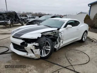 2017 Chevrolet Camaro 2LT with VIN 1G1FD1RS5H0113200, listed as a Copart auction lot 43952945 with 117,360 mi miles and Salvage Title. Bid and sale history available at carsss.com. Image 1.