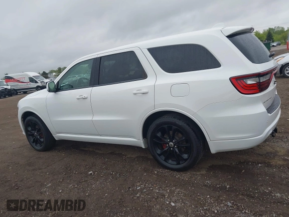 2019 Dodge Durango GT Plus with VIN 1C4RDHDG9KC556987, listed as a IAAI auction lot 42247322 with 116,130 mi miles and . Bid and sale history available at DreamBid. Image 14.