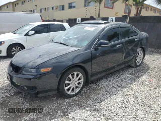 2008 Acura TSX Nav with VIN JH4CL96938C013039, listed as a Copart auction lot 47817355 with 113,606 mi miles and Salvage Title. Bid and sale history available at carsss.com. Image 1.