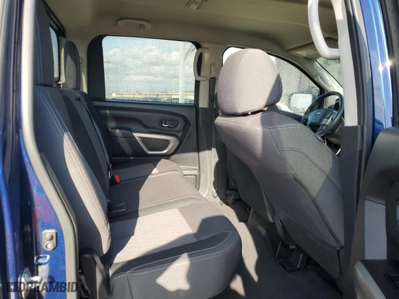 2023 Nissan Titan SV with VIN 1N6AA1EEXPN108972, listed as a Copart auction lot 43133775 with 38210 miles and Salvage Title. Bid and sale history available at carsss.com. Image 10.
