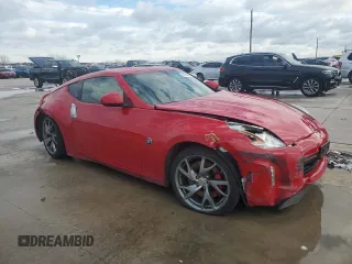 2014 Nissan 370Z Nismo with VIN JN1AZ4EH8EM633462, listed as a Copart auction lot 43250905 with Not Provided miles and Salvage Title. Bid and sale history available at DreamBid. Image 4.