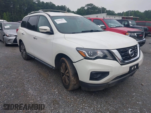 2017 Nissan Pathfinder SV with VIN 5N1DR2MM8HC643637, listed as a IAAI auction lot 42641998 with 137,826 mi miles and . Bid and sale history available at DreamBid. Image 1.