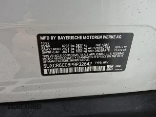 2023 BMW X5 xDrive40i z VIN 5UXCR6C08P9P32642, wystawiony jako Copart lot #56059525 z przebiegiem 48 802 mil mil oraz Czysty tytuł • Clean title. Historia ofert i sprzedaży dostępna na DreamBid. Obrazek 8.