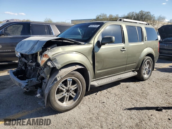 2005 Nissan Pathfinder SE with VIN 5N1AR18U15C728483, listed as a Copart auction lot 43479185 with 194,023 mi miles and Salvage Title. Bid and sale history available at carsss.com. Image 1.