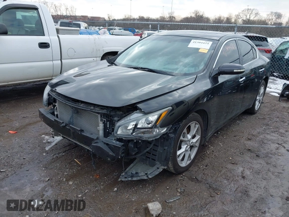 2012 Nissan Maxima 3.5 SV with VIN 1N4AA5AP1CC810871, listed as a IAAI auction lot 41304424 with 137,917 mi miles. Bid and sale history available at carsss.com. Image 2.