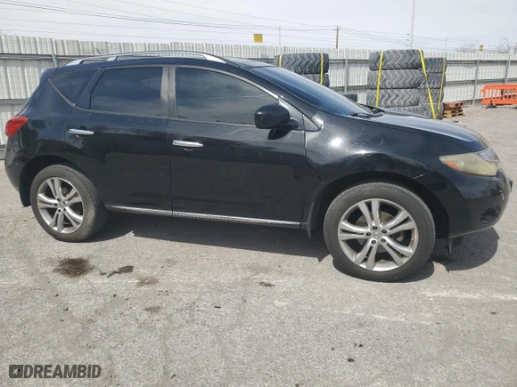 2009 Nissan Murano S with VIN JN8AZ18W19W129081, listed as a Copart auction lot 49118255 with 230,489 mi miles and Salvage Title. Bid and sale history available at carsss.com. Image 4.