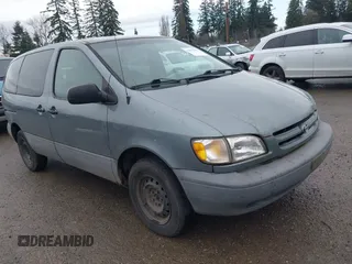 1999 Toyota Sienna CE with VIN 4T3GF19C8XU094781, listed as a IAAI auction lot 41852043 with 279,278 mi miles. Bid and sale history available at carsss.com. Image 1.