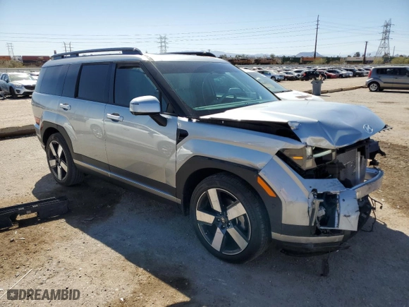 2024 Hyundai Santa Fe Limited with VIN 5NMP44GL3RH017107, listed as a Copart auction lot 47142385 with 21,754 mi miles and Salvage Title. Bid and sale history available at carsss.com. Image 4.