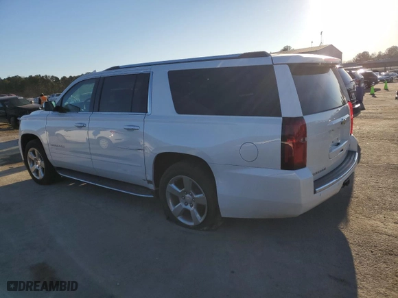 2017 Chevrolet Suburban Premier with VIN 1GNSCJKC5HR361378, listed as a Copart auction lot 88261625 with 68,992 mi miles and Salvage Title. Bid and sale history available at carsss.com. Image 2.