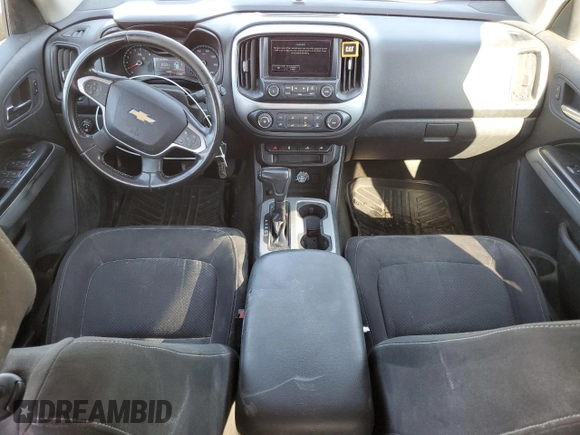 2016 Chevrolet Colorado 2WD LT with VIN 1GCGSCE34G1228312, listed as a Copart auction lot 58590195 with 130,854 mi miles and Salvage title. Bid and sale history available at DreamBid. Image 8.