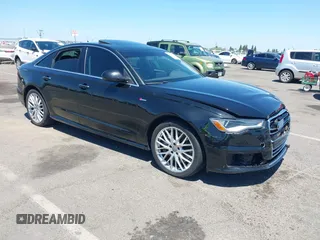 2016 Audi A6 Premium Plus with VIN WAUFGAFC9GN003325, listed as a IAAI auction lot 42464772 with 88,702 mi miles and . Bid and sale history available at DreamBid. Image 1.