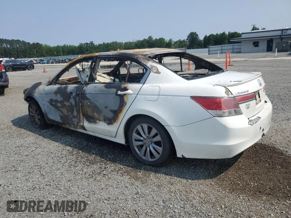 2011 Honda Accord EX с VIN 1HGCP2F76BA034838, выставлен на аукционе Copart как лот 59252745 с пробегом Не указан миль и Списание • Salvage title. История ставок и продаж доступна на DreamBid. Изображение 2.