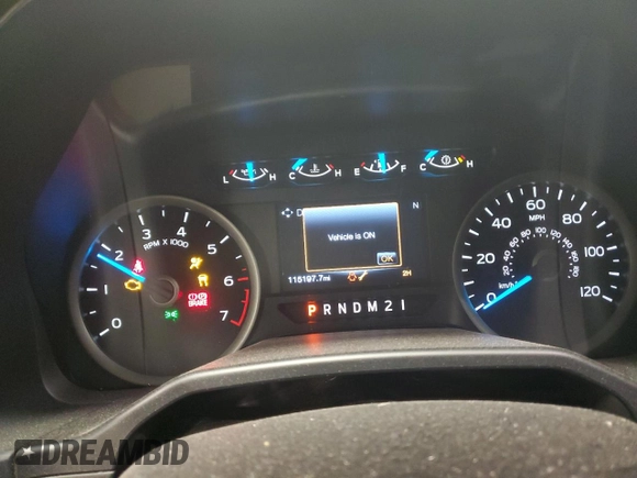 2017 Ford F-150 XL z VIN 1FTFX1EF2HFA31879, wystawiony jako Copart lot #49829495 z przebiegiem 115 197 mil mil oraz Czysty tytuł • Clean title. Historia ofert i sprzedaży dostępna na DreamBid. Obrazek 9.
