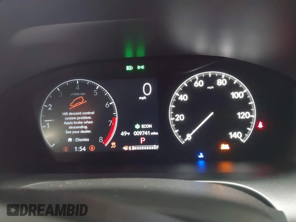 2024 Honda HR-V LX with VIN 3CZRZ2H38RM771818, listed as a IAAI auction lot 40751646 with 9,741 mi miles and . Bid and sale history available at DreamBid. Image 7.