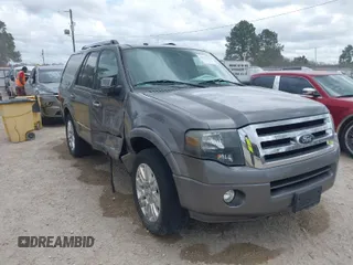 2012 Ford Expedition Limited with VIN 1FMJU1K53CEF41943, listed as a IAAI auction lot 41717417 with 148,514 mi miles and . Bid and sale history available at DreamBid. Image 1.