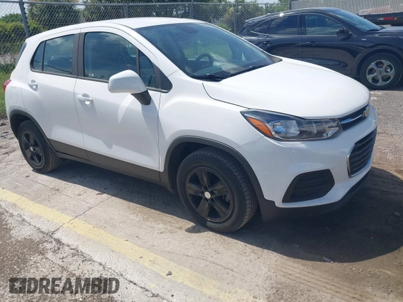 2020 Chevrolet Trax LS z VIN 3GNCJKSB2LL126640, wystawiony jako IAAI lot #42547540 z przebiegiem 86 058 mil mil oraz . Historia ofert i sprzedaży dostępna na DreamBid. Obrazek 1.
