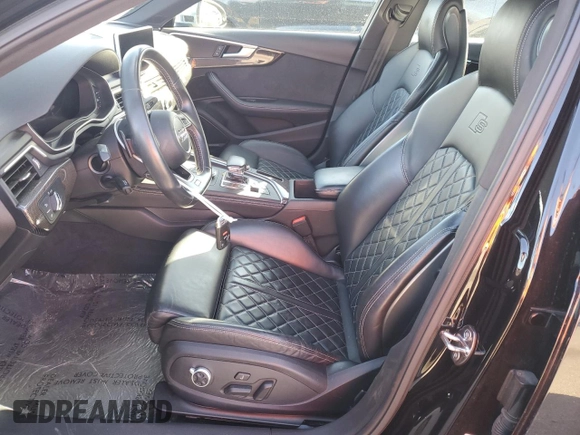 2018 Audi S4 Premium Plus with VIN WAUB4AF46JA002373, listed as a Copart auction lot 55947734 with 65,041 mi miles and Salvage Title. Bid and sale history available at carsss.com. Image 7.