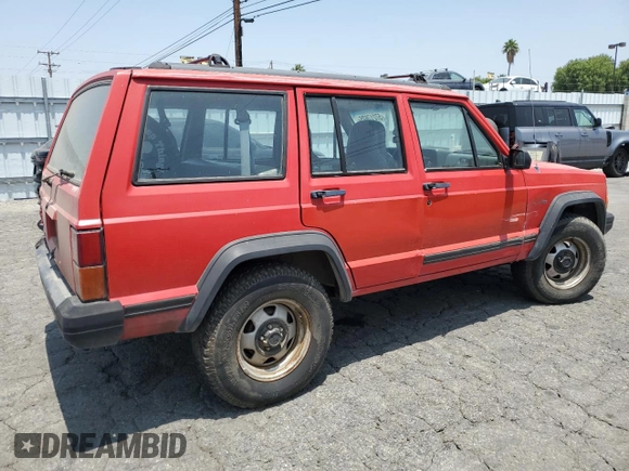 1996 Jeep Cherokee SE with VIN 1J4FT28S3TL213153, listed as a Copart auction lot 57217625 with 331,741 mi miles and Salvage title. Bid and sale history available at DreamBid. Image 3.