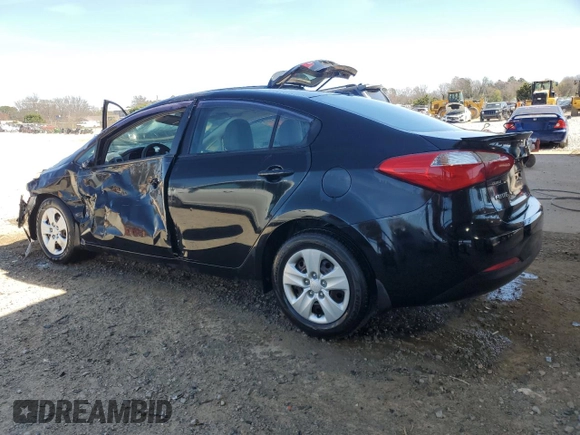 2015 Kia Forte LX with VIN KNAFK4A65F5313617, listed as a Copart auction lot 49491135 with 83,709 mi miles and Salvage Title. Bid and sale history available at carsss.com. Image 2.