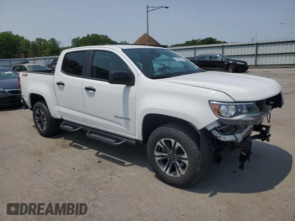 2021 Chevrolet Colorado 4WD Z71 with VIN 1GCGTDENXM1157360, listed as a Copart auction lot 59585985 with 53,156 mi miles and Salvage title. Bid and sale history available at DreamBid. Image 4.