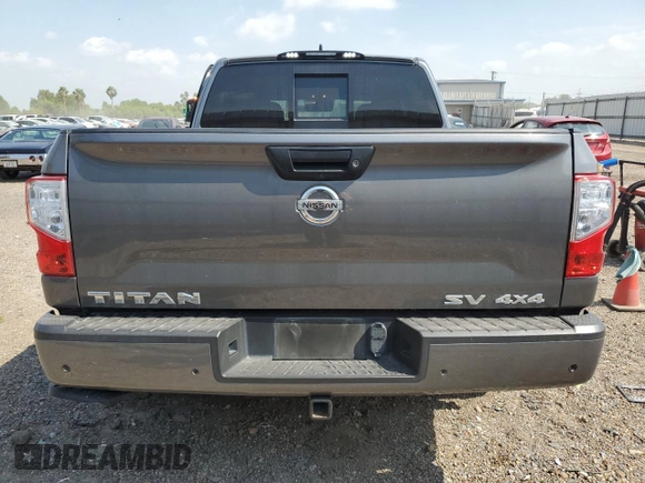 2022 Nissan Titan SV with VIN 1N6AA1ED1NN103079, listed as a Copart auction lot 53659185 with 51,955 mi miles and Salvage title. Bid and sale history available at DreamBid. Image 6.