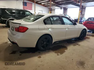 2015 BMW 3 Series 328i with VIN WBA3A5C58FF607345, listed as a Copart auction lot 58161395 with 33,011 mi miles and Salvage title. Bid and sale history available at DreamBid. Image 3.