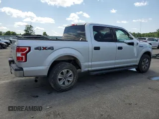 2018 Ford F-150 XL with VIN 1FTEW1E53JKC57304, listed as a Copart auction lot 57168915 with 118,498 mi miles and Salvage title. Bid and sale history available at DreamBid. Image 3.