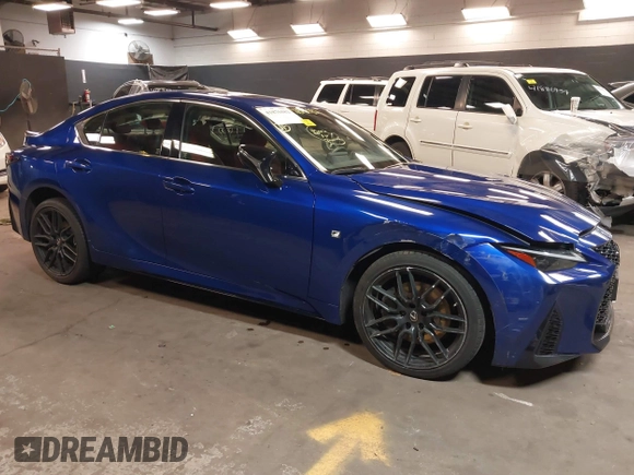 2021 Lexus IS 350 F Sport with VIN JTHGZ1E29M5019478, listed as a IAAI auction lot 41876082 with 49,224 mi miles and . Bid and sale history available at DreamBid. Image 1.