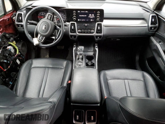 2021 Kia Sorento S with VIN 5XYRL4LC0MG009759, listed as a Copart auction lot 44805165 with 62,590 mi miles and Non Repairable. Bid and sale history available at carsss.com. Image 8.