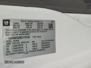 2012 Chevrolet Express Cargo with VIN 1GCWGFCA8C1179156, listed as a IAAI auction lot 42667299 with 168,910 mi miles and . Bid and sale history available at DreamBid. Image 27.