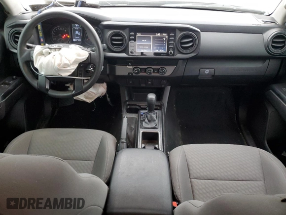 2021 Toyota Tacoma SR with VIN 3TYRX5GN0MT006910, listed as a Copart auction lot 43919765 with 42,273 mi miles and Salvage title. Bid and sale history available at DreamBid. Image 8.