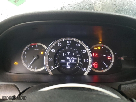 2014 Honda Accord Sedan EX-L with VIN 1HGCR2F88EA171237, listed as a Copart auction lot 47496285 with 86,325 mi miles and Salvage Title. Bid and sale history available at carsss.com. Image 9.