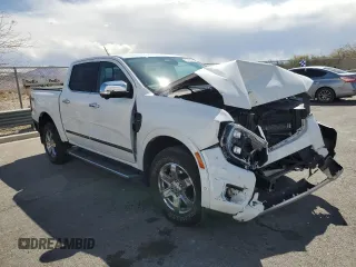 2024 Ford Ranger Lariat with VIN 1FTER4KH6RLE06429, listed as a Copart auction lot 51450775 with 8,592 mi miles and Salvage title. Bid and sale history available at DreamBid. Image 4.
