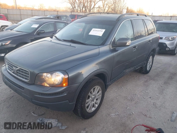 2008 Volvo XC90 I6 with VIN YV4CZ982581476115, listed as a IAAI auction lot 41443294 with 205,354 mi miles. Bid and sale history available at carsss.com. Image 2.