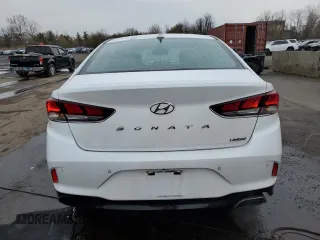 2018 Hyundai Sonata Sport with VIN 5NPE34AF1JH604328, listed as a Copart auction lot 53252525 with 80,276 mi miles and Salvage Title. Bid and sale history available at carsss.com. Image 6.