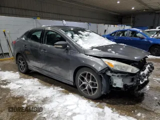 2015 Ford Focus SE with VIN 1FADP3F21FL285408, listed as a Copart auction lot 45160405 with 123,669 mi miles and Salvage Title. Bid and sale history available at carsss.com. Image 4.