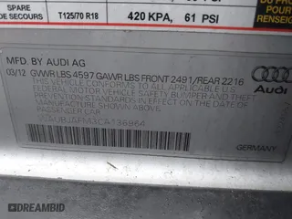 2012 Audi A3 2.0 TDI Premium with VIN WAUBJAFM3CA136964, listed as a IAAI auction lot 42023053 with 151,044 mi miles. Bid and sale history available at carsss.com. Image 9.