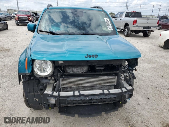 2020 Jeep Renegade Latitude with VIN ZACNJBBB0LPL34764, listed as a Copart auction lot 64985704 with 82,443 mi miles and Salvage title. Bid and sale history available at DreamBid. Image 5.