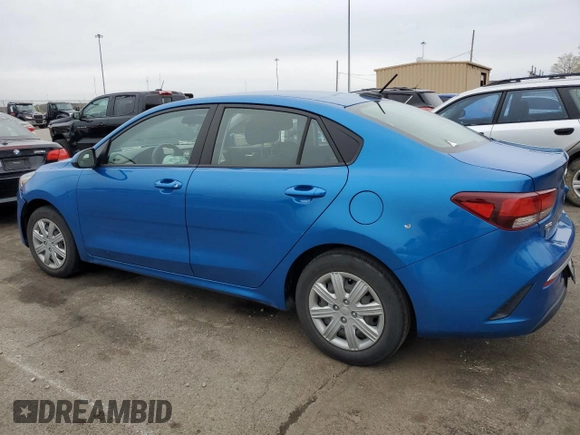 2021 Kia Rio S with VIN 3KPA24AD7ME382550, listed as a Copart auction lot 51711445 with 38,144 mi miles and Salvage Title. Bid and sale history available at carsss.com. Image 2.