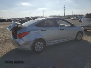 2015 Hyundai Accent GLS with VIN KMHCT4AE3FU852605, listed as a Copart auction lot 44260155 with 84,972 mi miles and Salvage Title. Bid and sale history available at DreamBid. Image 3.