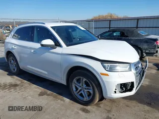 2019 Audi Q5 Premium with VIN WA1ANAFY1K2112607, listed as a IAAI auction lot 41482680 with 58,000 mi miles. Bid and sale history available at carsss.com. Image 1.
