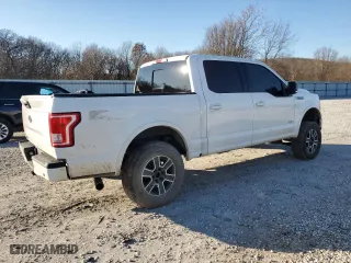 2016 Ford F-150 XLT with VIN 1FTEW1EG9GKF17909, listed as a Copart auction lot 85534894 with 205,017 mi miles and Salvage Title. Bid and sale history available at carsss.com. Image 3.