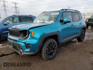 2020 Jeep Renegade Latitude with VIN ZACNJBBB6LPL34817, listed as a Copart auction lot 45463235 with 32,727 mi miles and Salvage Title. Bid and sale history available at carsss.com. Image 1.